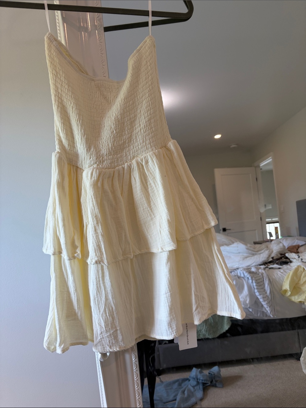 NWT Commense strapless tiered Mini Dress